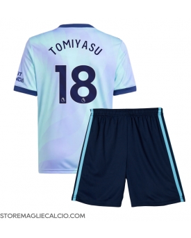 Arsenal Takehiro Tomiyasu #18 Maglia Gara Terza Repliche 2024-25 Bambino